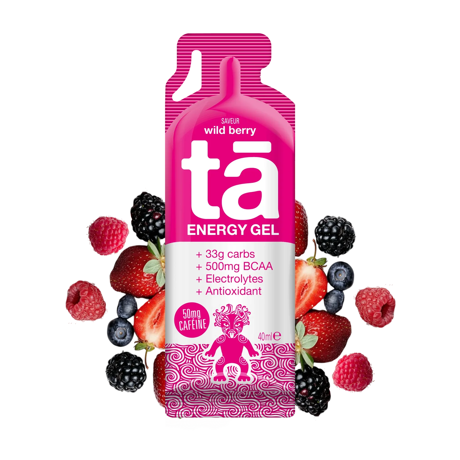 Energie Gels Tà Energy saveur Wild Berry