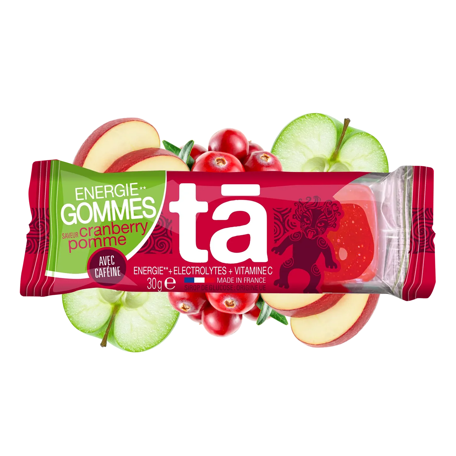 Energie Gomme Tà Energy saveur Cranberry Pomme