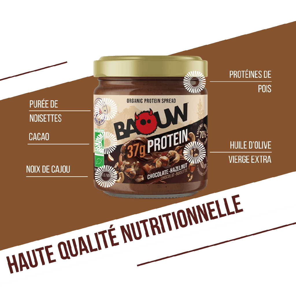 Baouw pâte à tartiner protéinée - Chocolat noisette