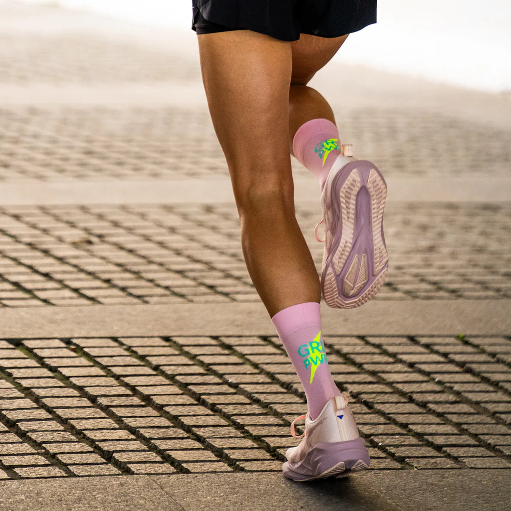 Chaussettes Sporcks - Girls power pink