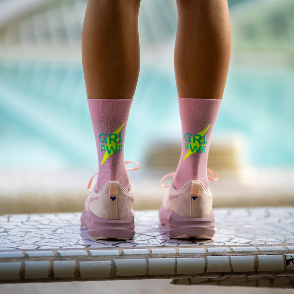 Chaussettes Sporcks - Girls power pink