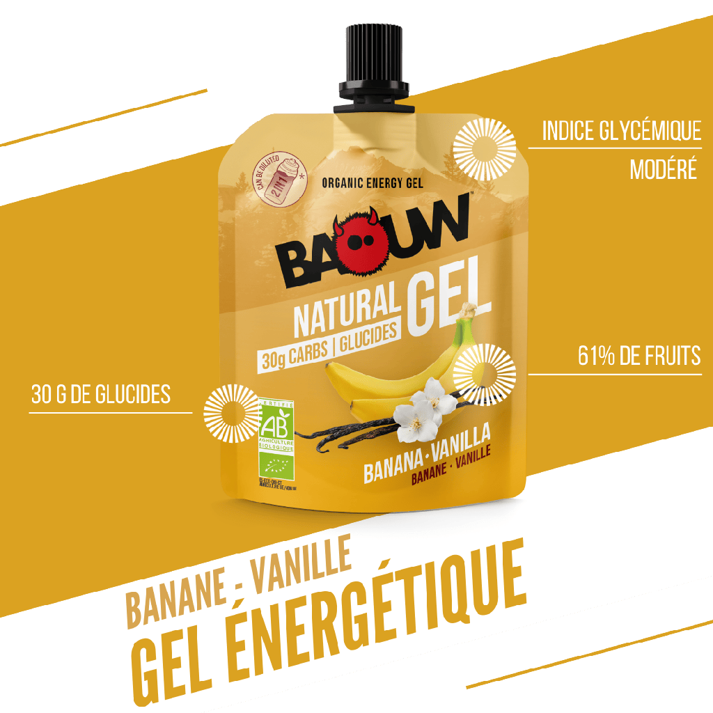 Gel énergétique Baouw - Banane vanille
