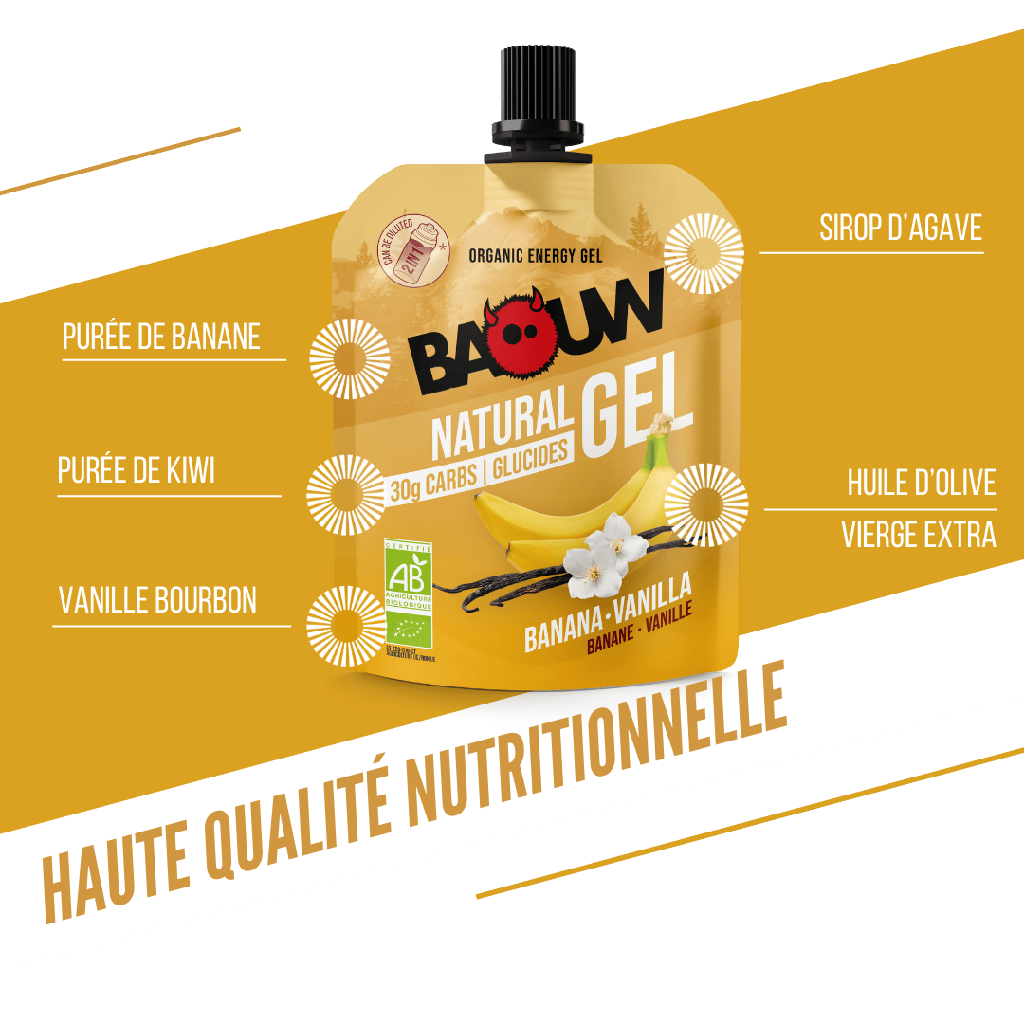 Gel énergétique Baouw - Banane vanille