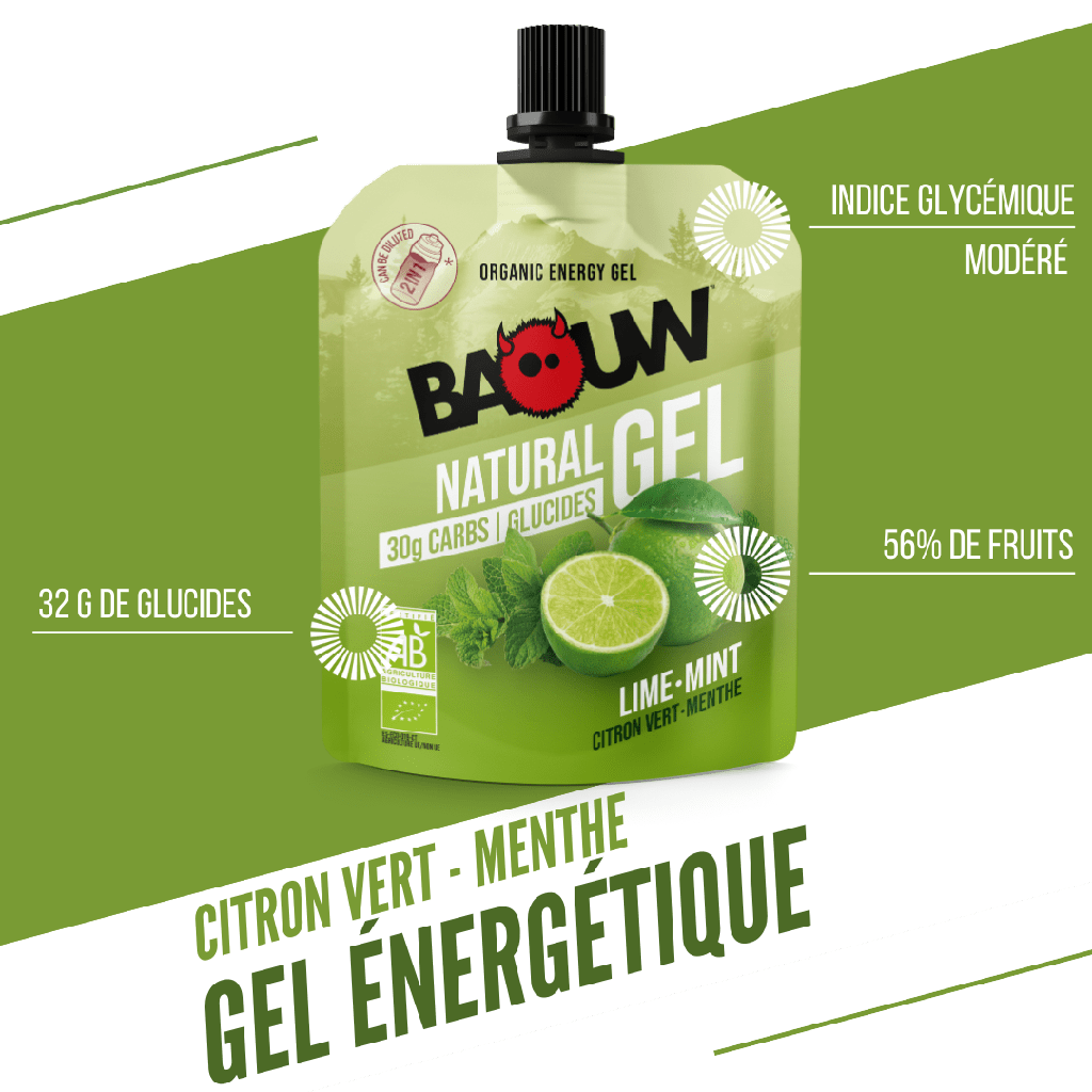 Gel énergétique Baouw - Citron vert menthe