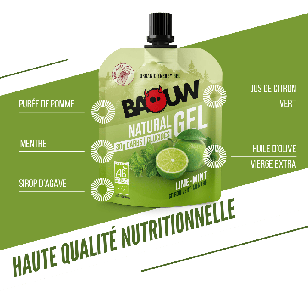 Gel énergétique Baouw - Citron vert menthe
