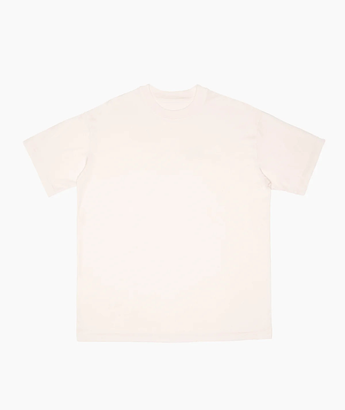 Oversize organic t-shirt, off white - Peaufine Athletics