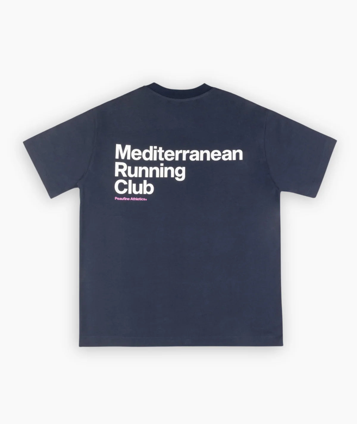 Oversize organic t-shirt, navy - Peaufine Athletics