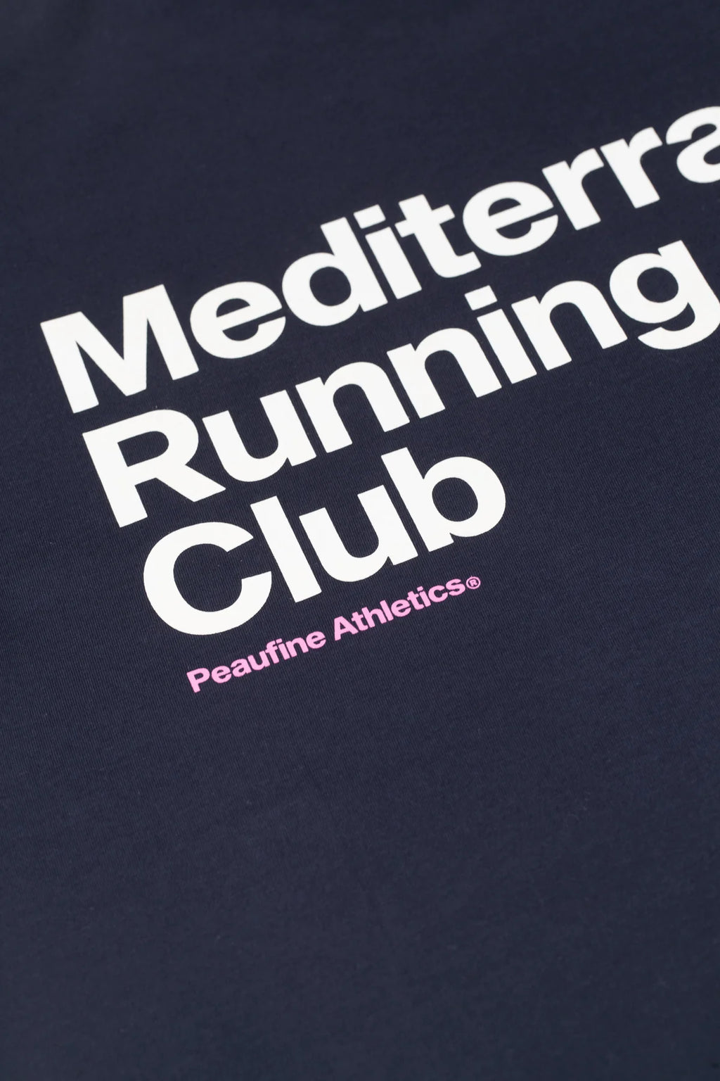 Oversize organic t-shirt, navy - Peaufine Athletics
