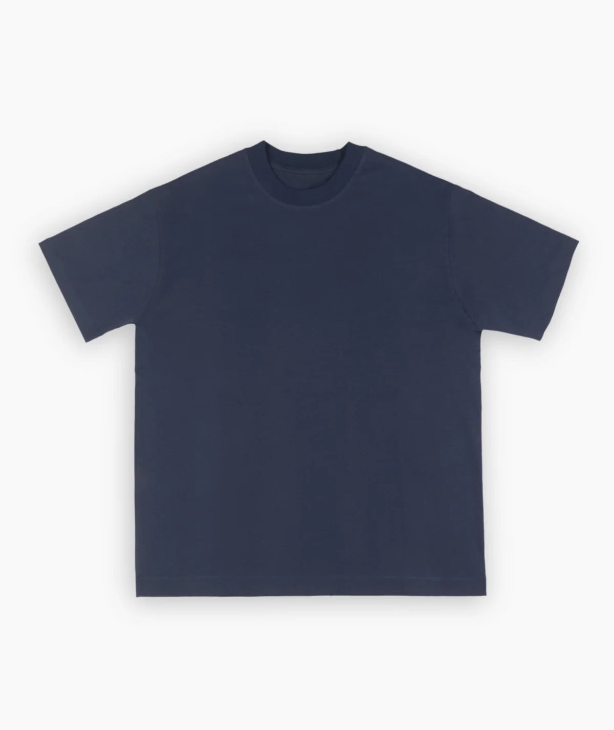 Oversize organic t-shirt, navy - Peaufine Athletics