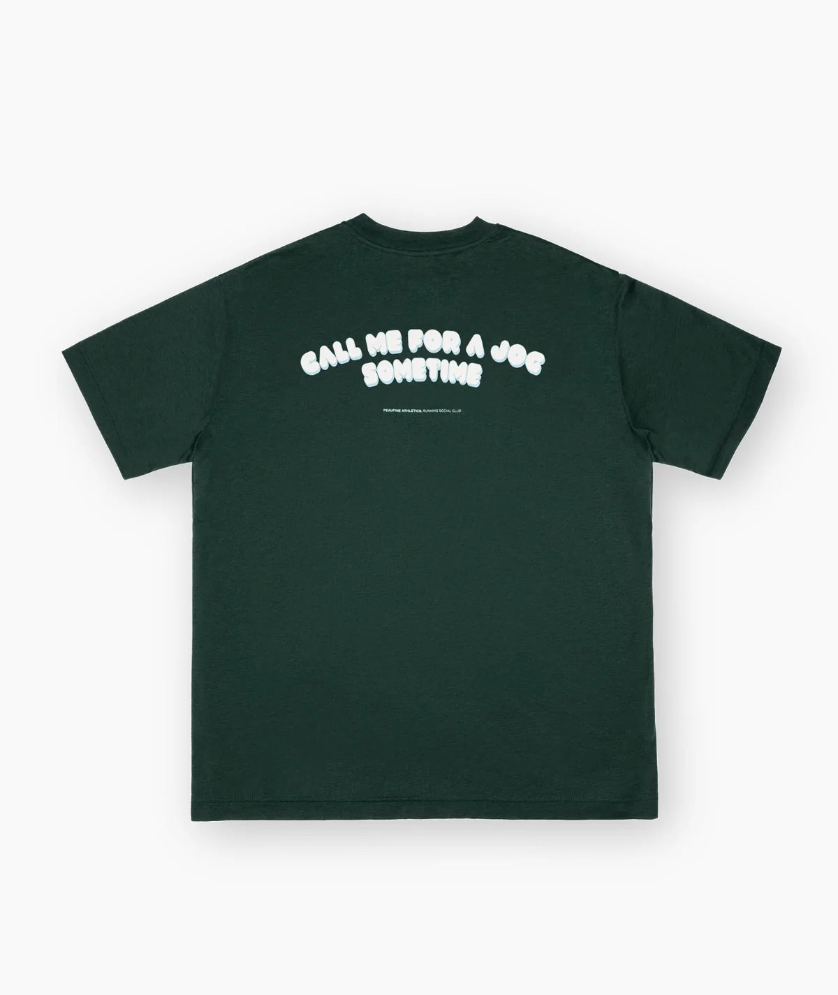 Peaufine Athletics Wood T-shirt, Call me for a jog sometime
