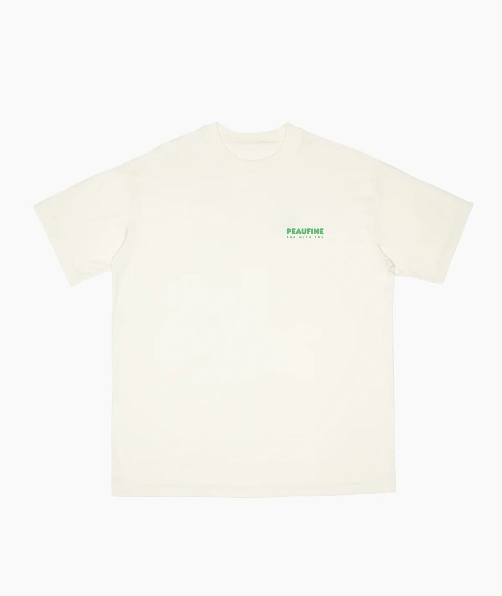 Peaufine Athletics Wood t-shirt, Wanna run with you