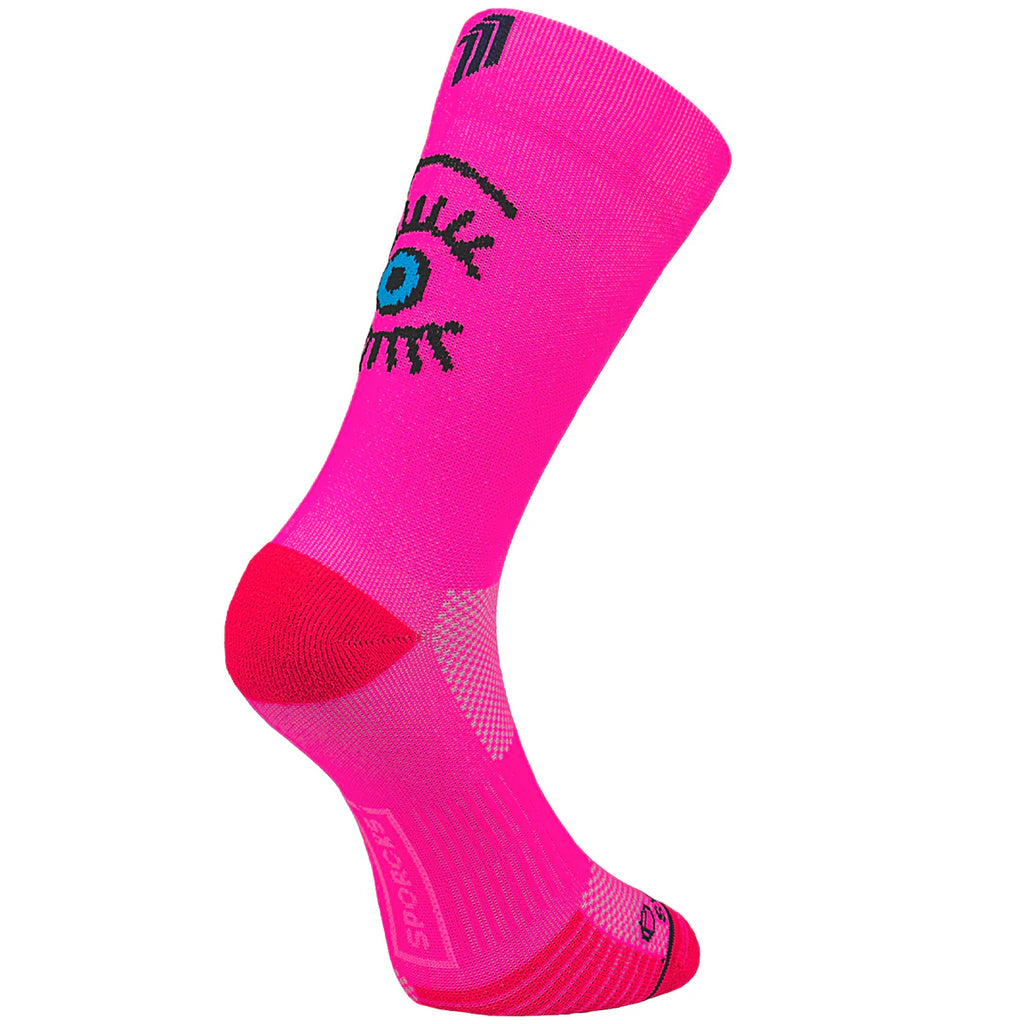 Chaussettes Sporcks - Eye pink