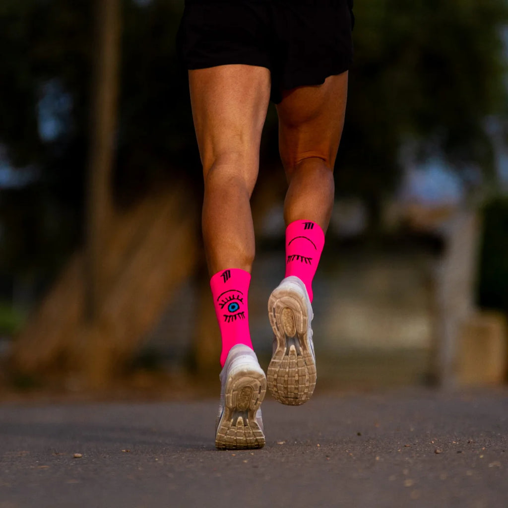 Chaussettes Sporcks - Eye pink