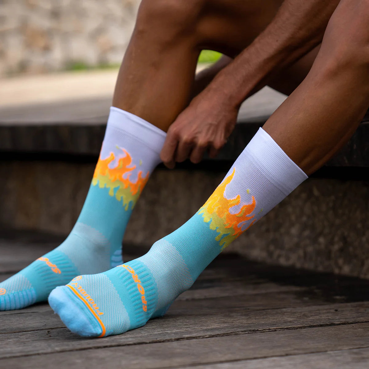 Chaussettes Sporcks - Hot blue