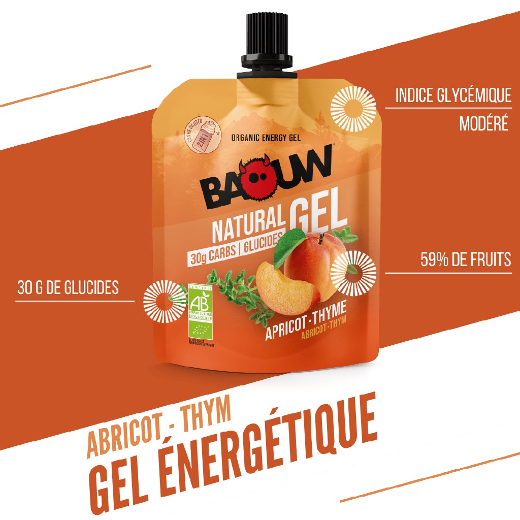 Gel énergétique Baouw - abricot/ thym