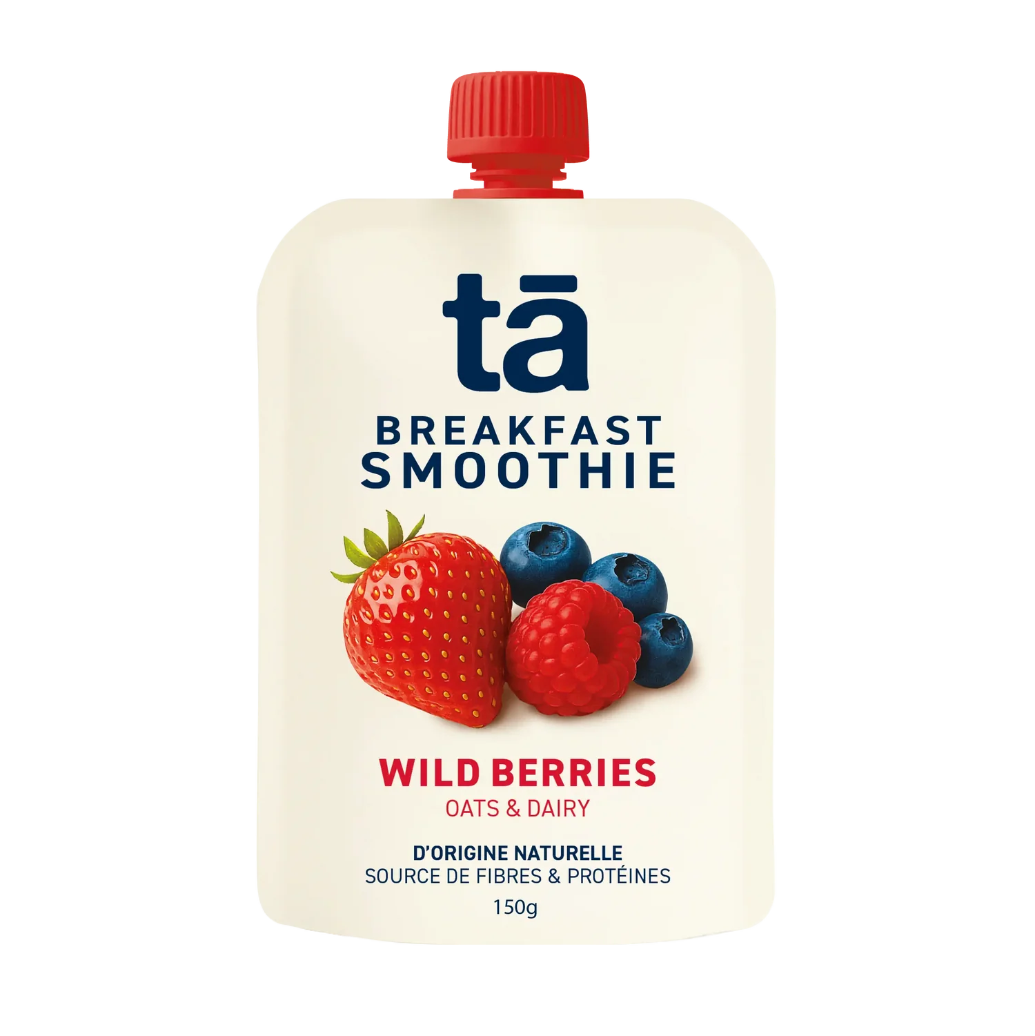 Breakfast smoothie - fruits rouges