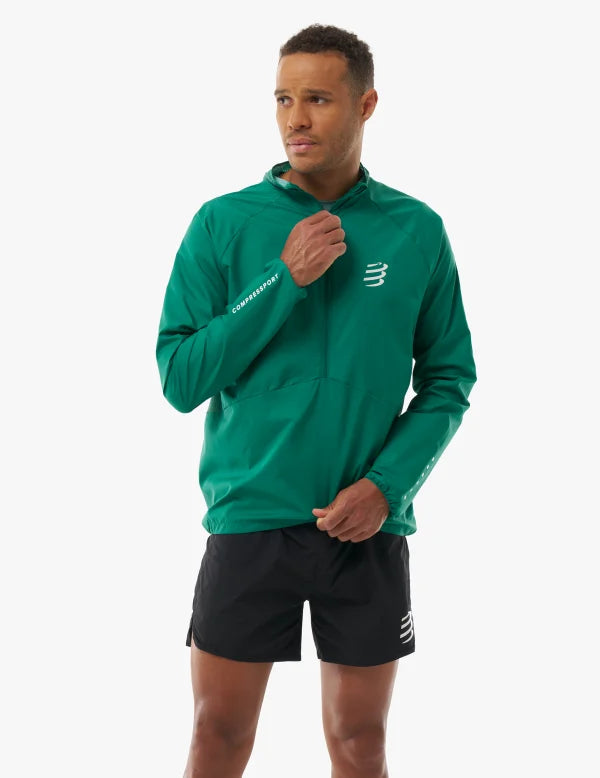 Compressport Aura Windproof Jacket - Shady Green