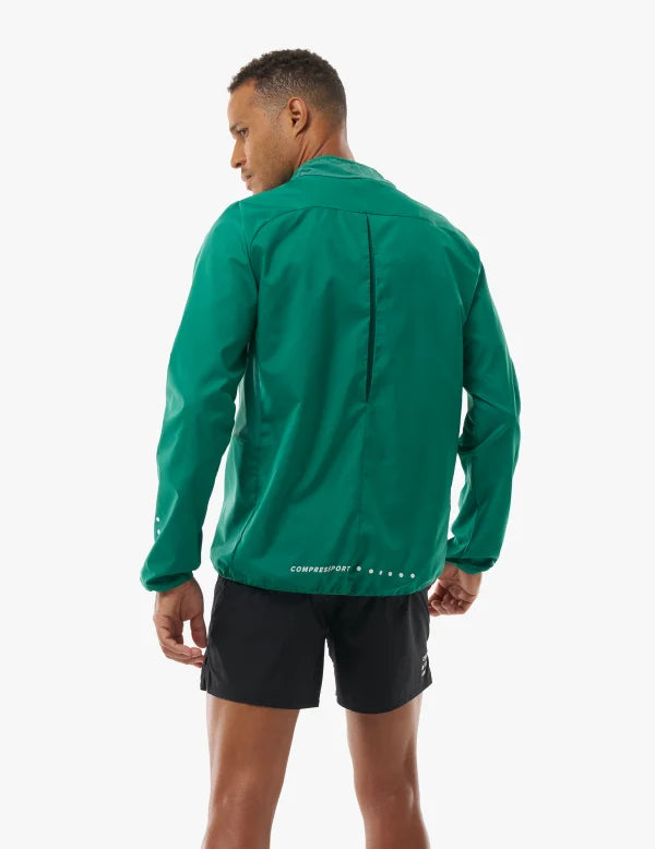 Compressport Aura Windproof Jacket - Shady Green