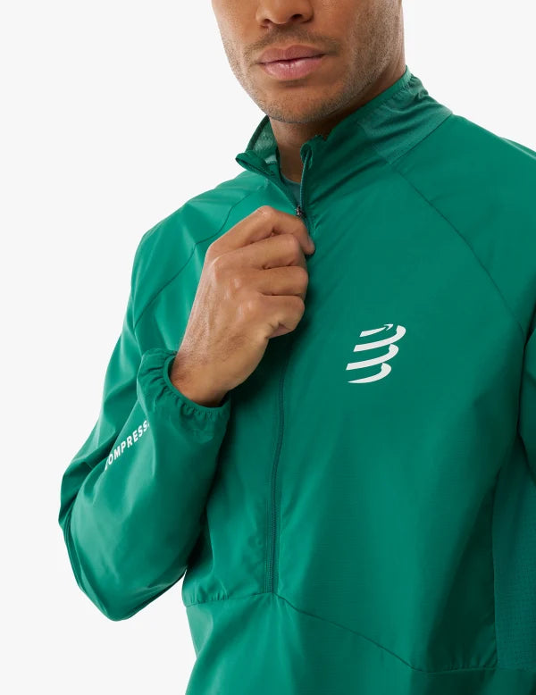 Compressport Aura Windproof Jacket - Shady Green