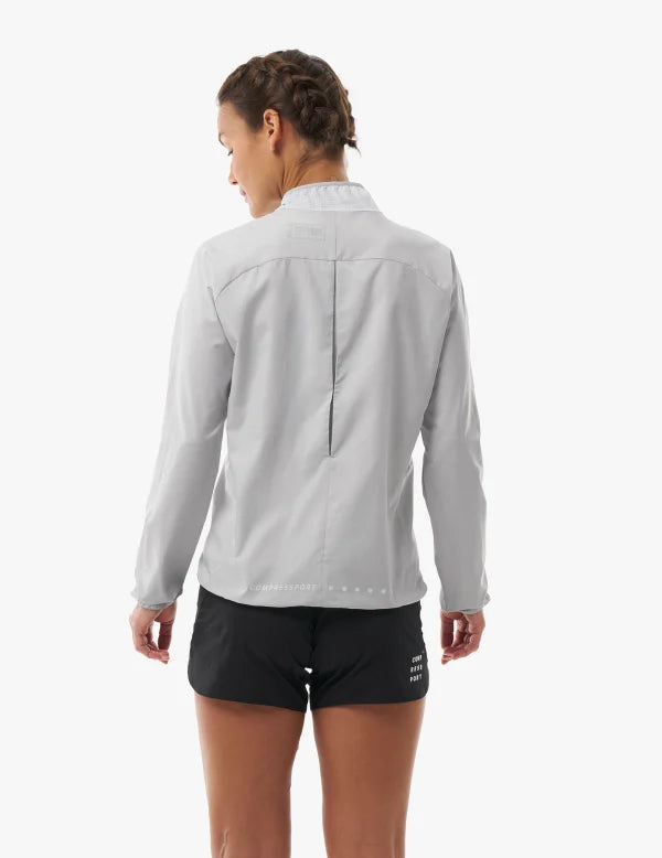 Compressport Aura Windproof Jacket - Gray Violet