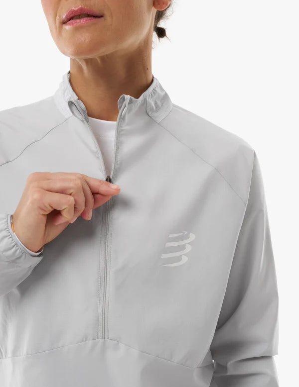 Compressport Aura Windproof Jacket - Gray Violet