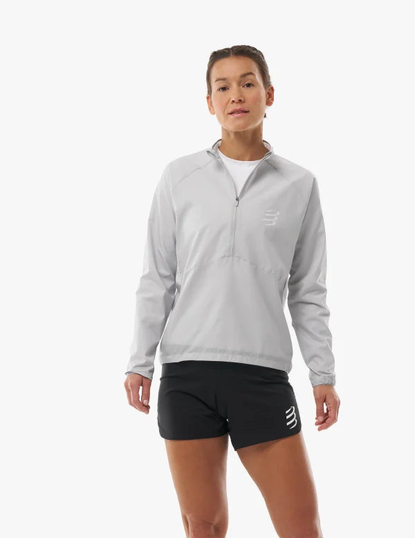 Compressport Aura Windproof Jacket - Gray Violet