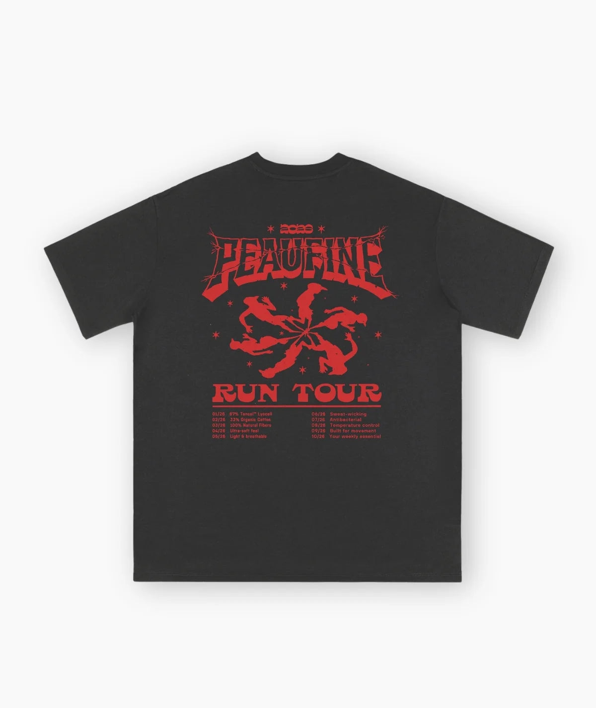 Wood t-shirt Peaufine - Peaufine run tour
