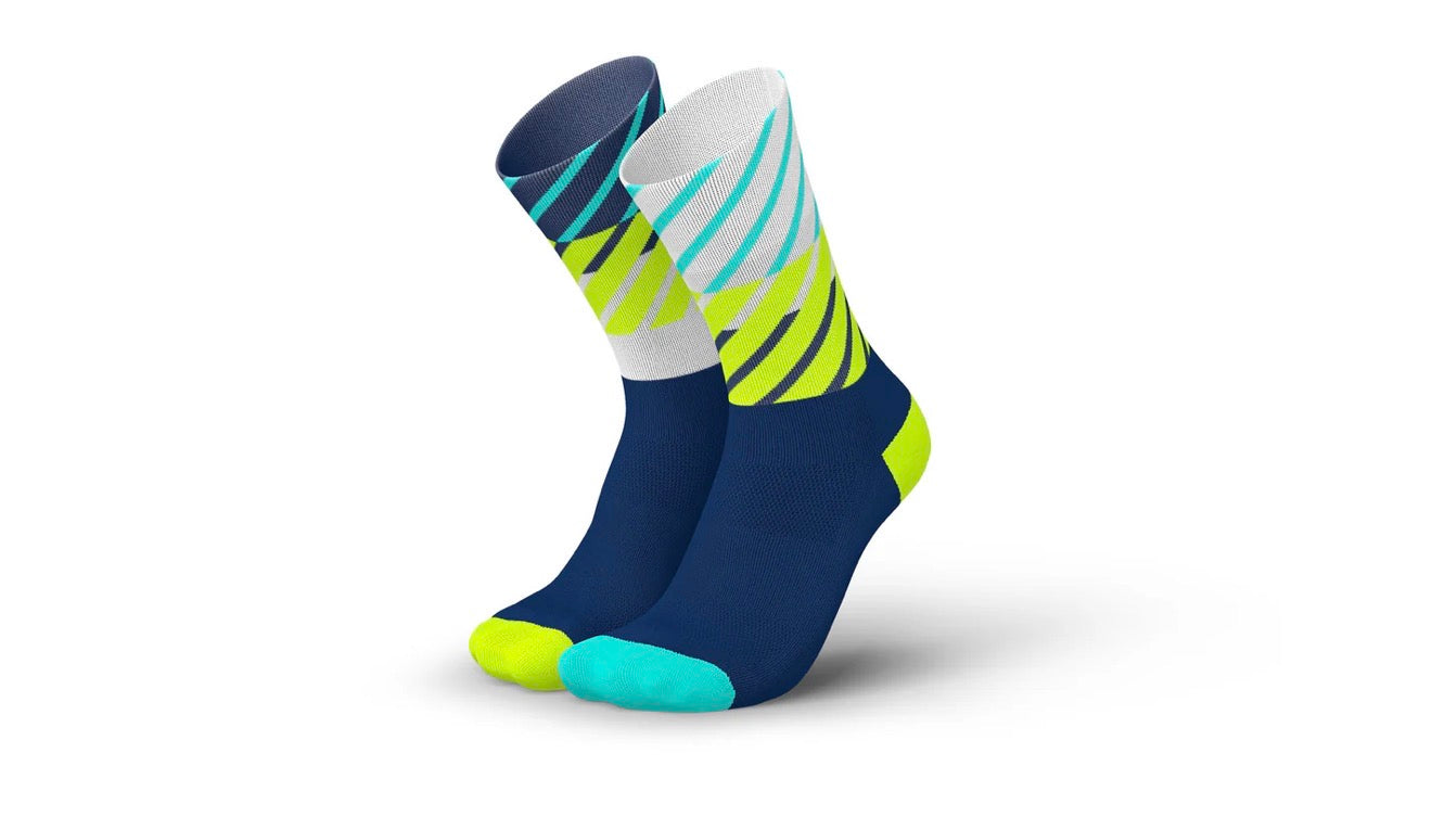 INCYLENCE RUNNING DIAGONALS NAVY CANARY