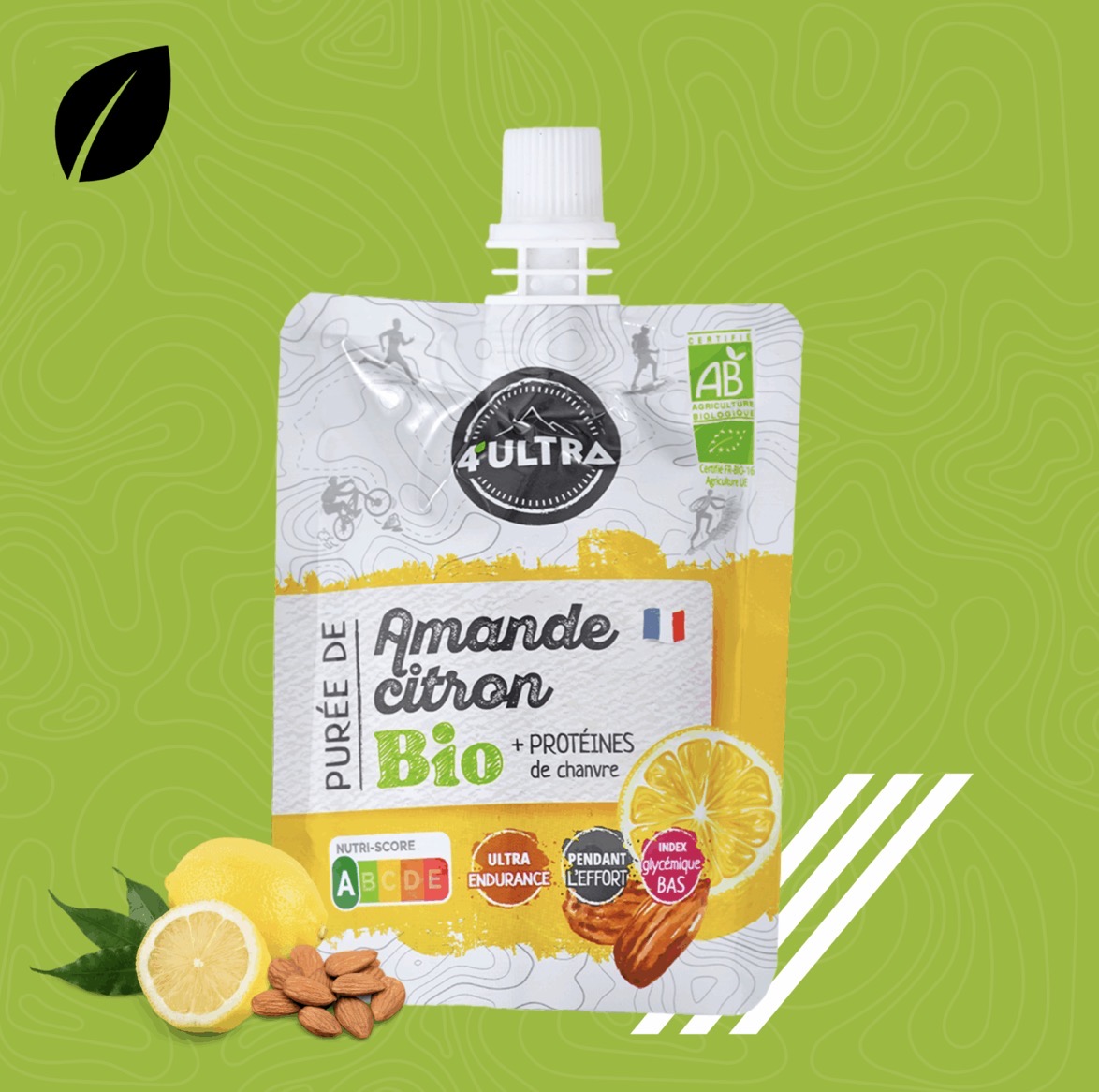 Compote sucrée 4 Ultra - Amande citron