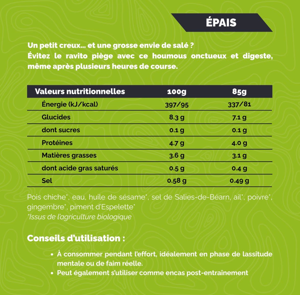 Purée salée 4 Ultra - pois chiches