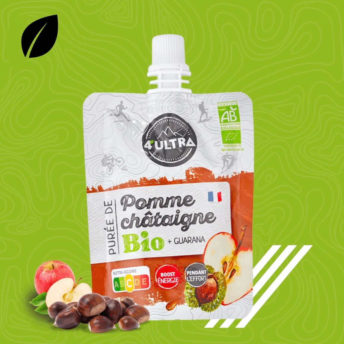 Compote sucrée 4 Ultra - Pomme châtaigne