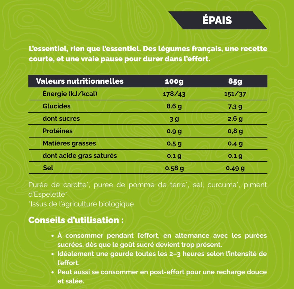 Purée salée 4 Ultra - Pomme de terre carotte