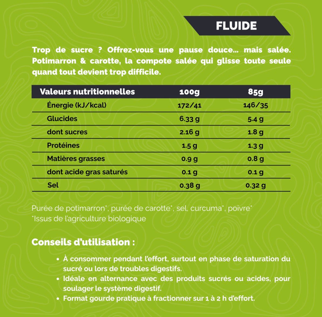 Purée salée 4 Ultra - Potimarron carotte