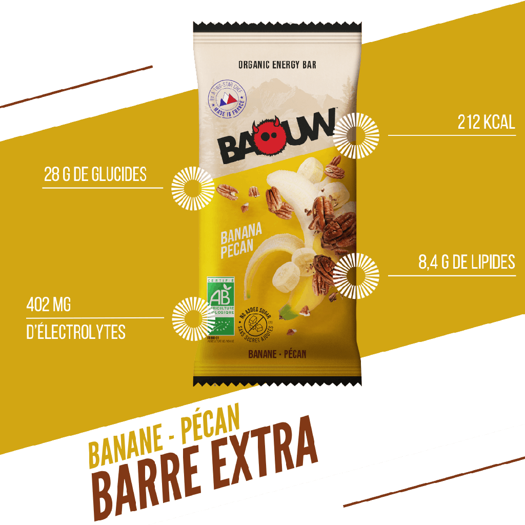 Barre énergétique Baouw - Banane pécan