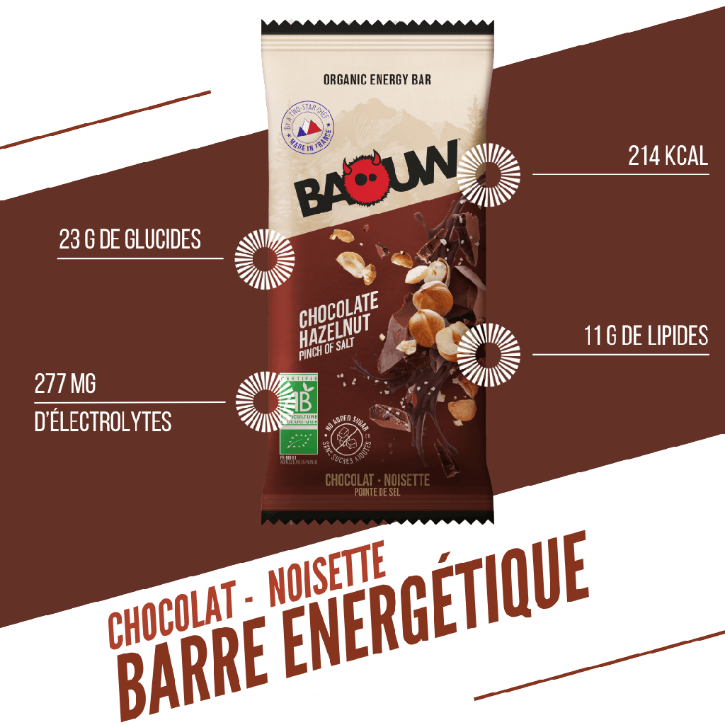 Barre énergétique Baouw - Chocolat noisette