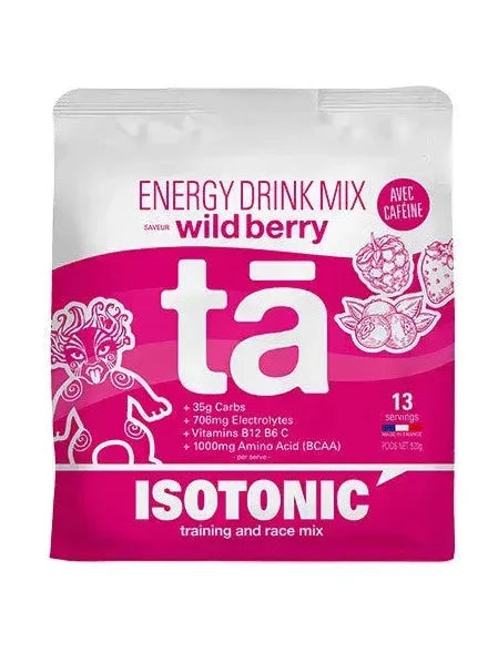 Boisson Isotonic Tà Energy saveur Fruits Rouges