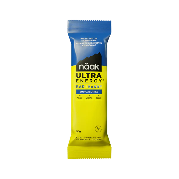 Näak Ultra Energy Barre 200 saveur Beurre de cacahuète et chocolat